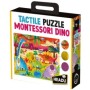Montessori Puzzle Tactil Dinozauri pentru copiii peste 1 an